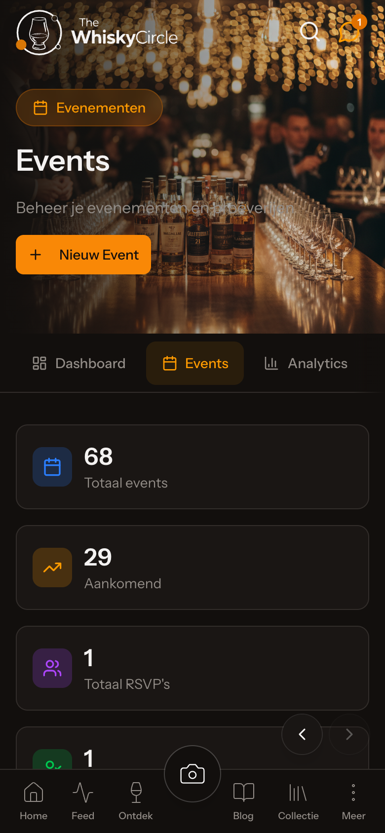 Events & Check-ins