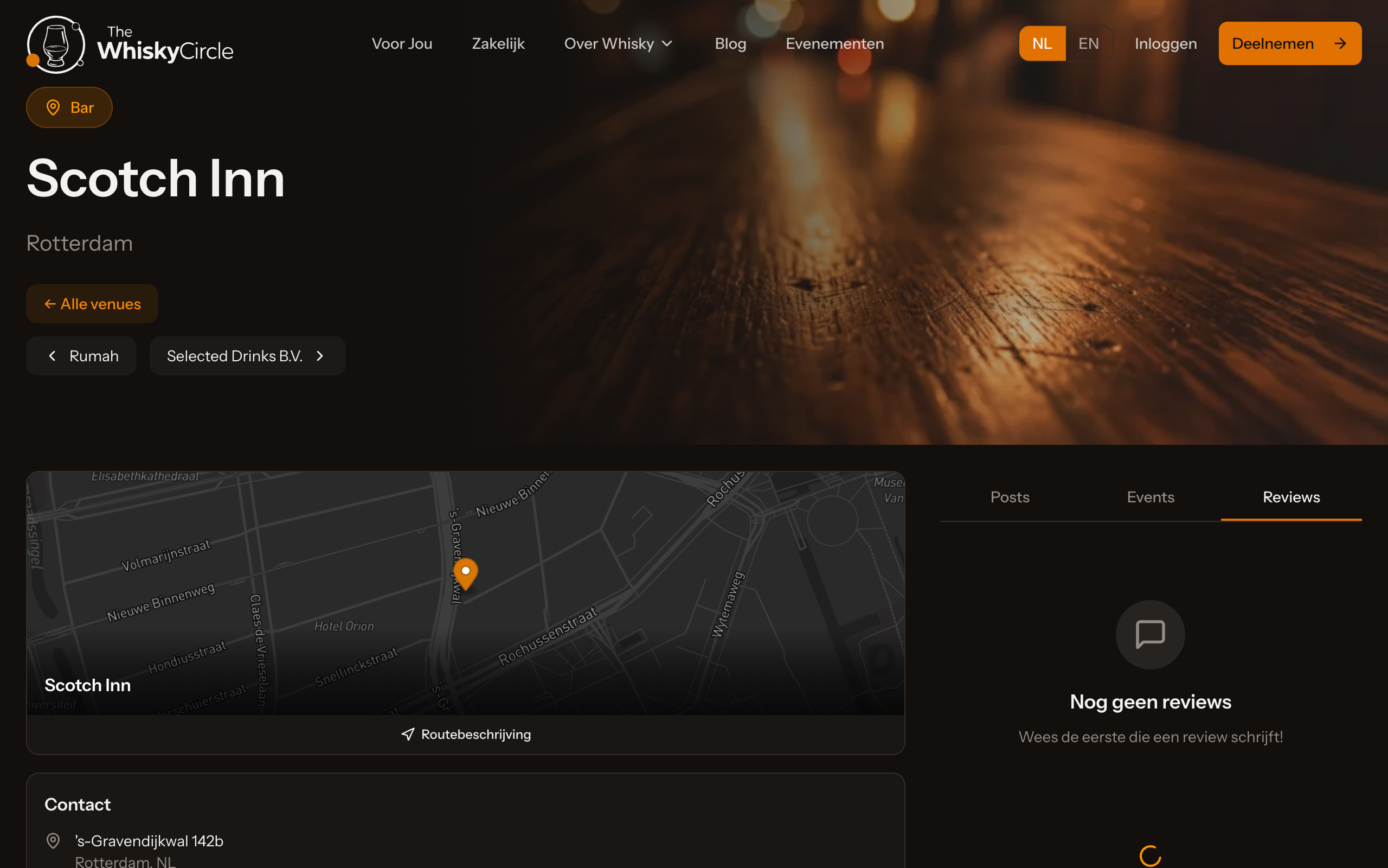 Venue Page Desktop